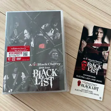 Acid Black Cherry 2008 tour BLACK LIST