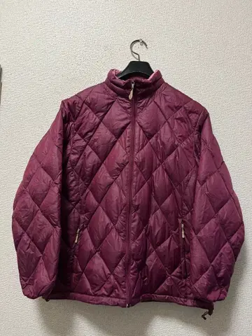 미즈노 아웃도어 블레스써모 다운 /M 퍼플 다운 85% 스티치 자수