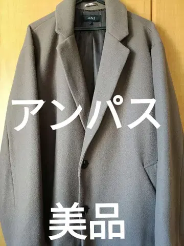 [ 새상품급 ] ANPAS 남성용 체스터 코트 브라운 L