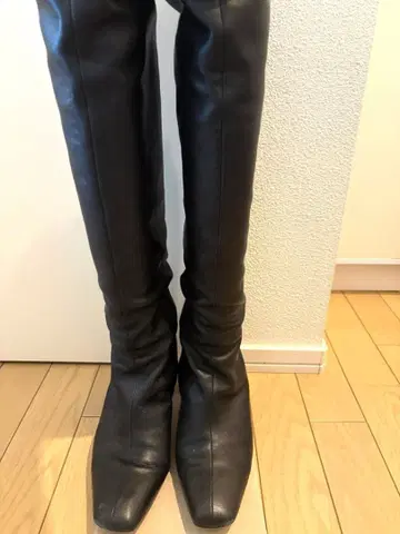 DIANA 니하이 롱 부츠 블랙 24.5cm