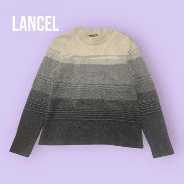 LANCEL 그라데이션 니트 스웨터 크루넥 S-1184