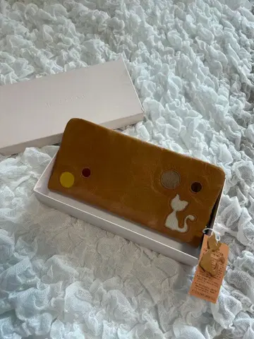 [ 트라피코 ] [ 일본제 ] 소가죽 x 호스 헤어 고양이 모티브