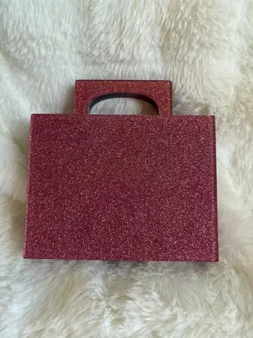 글리터 핑크 클러치백