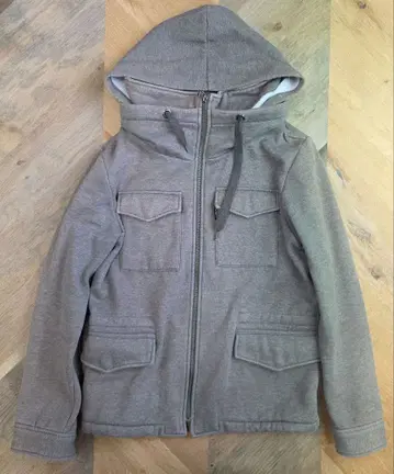 아비렉스 그레이 후드 부착 후드 맨투맨 y46