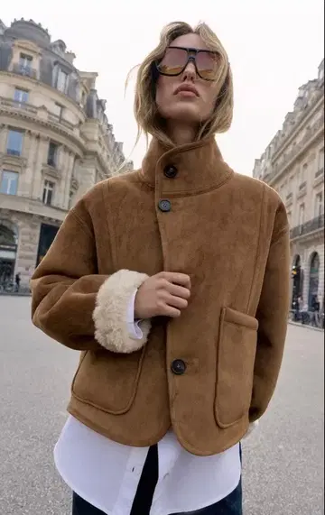 ZARA 리버서블 더블 페이스 자켓