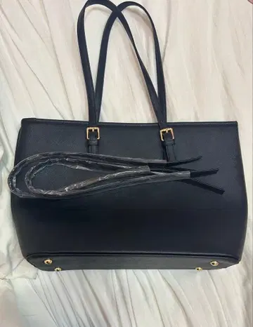 블랙 토트백 탈부착 가능 스트랩 포함