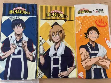 [미사용 새상품] 히로아카 극락탕 콜라보 머플러 타월 3장 세트