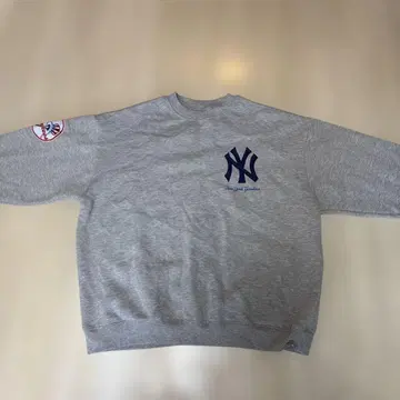 New York Yankees 그레이 맨투맨
