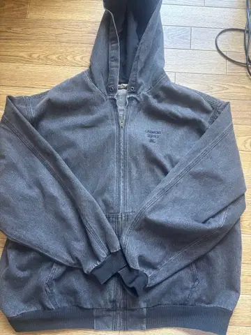 GARMENT SUPPLY INC. 다크 그레이 후드티