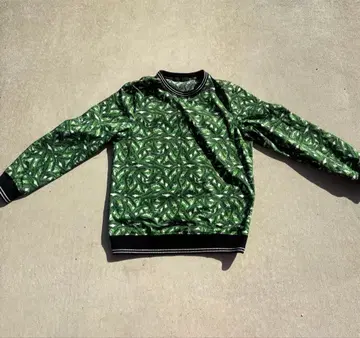 SENSE OF PLACE 잎 패턴 나일론 자켓