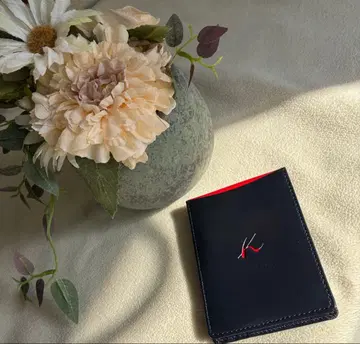 [ 미사용 새상품 ] Kritamura 2 네이비 가죽 패스 케이스