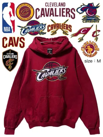 NBA 클리블랜드 캐벌리어스 후드티 M USA 구제 의류