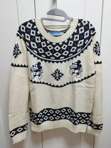 도쿄 디즈니 리조트 미키 노르딕 무늬 니트