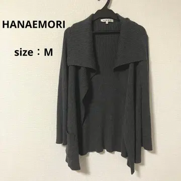 하나에모리 HANAEMORI 가디건 니트 긴팔 M 캐시미어 가을/겨울