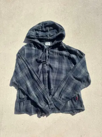 Damage Ombre 셔츠 후디