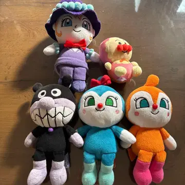 호빵맨 봉제 인형 세균맨 자몽이 짤랑이