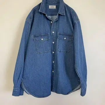 초미 24년 레리움 9oz 데님 워크 셔츠