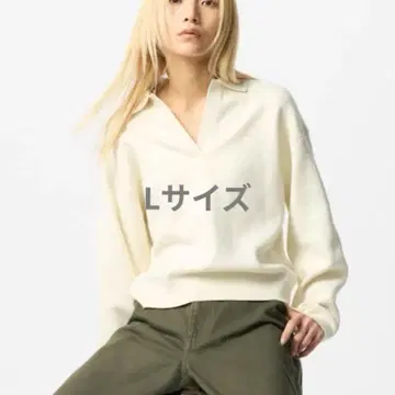 새상품급 UNIQLO 유니클로 스무스 코튼 릴랙스 폴로 스웨터