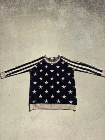 cecchini 별 패턴 니트 긴팔 상의