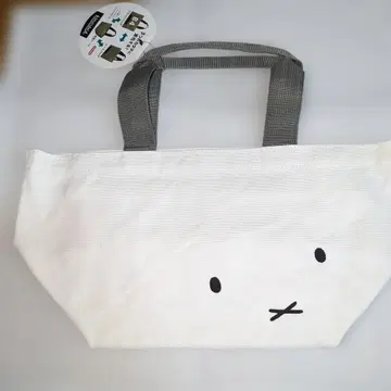 새상품 바닥 확장 미피 토트백 화이트 얼굴 토트