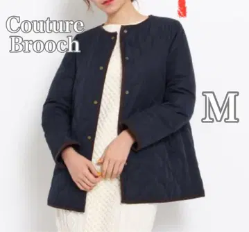 couture brooch 쿠튀르 브로치 퀼팅 자켓 M