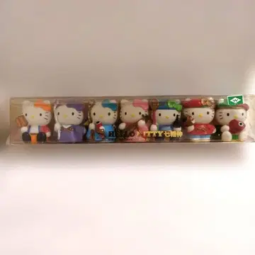 새상품 미개봉 레트로 레어 키티 헬로키티 소프트 비닐 칠복신