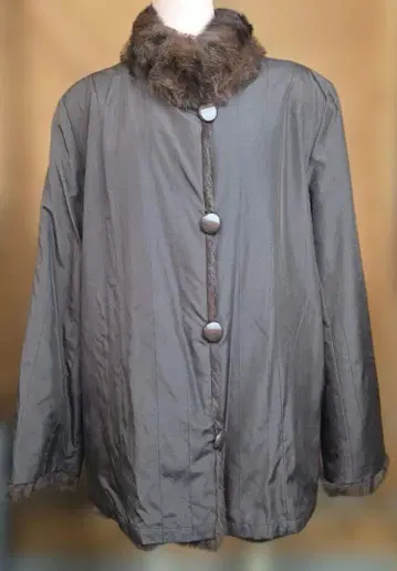 새상품급 리버서블 다크 브라운 자켓 y48