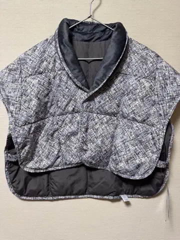 와코루  다운 베스트 새상품 숄더 리버서블