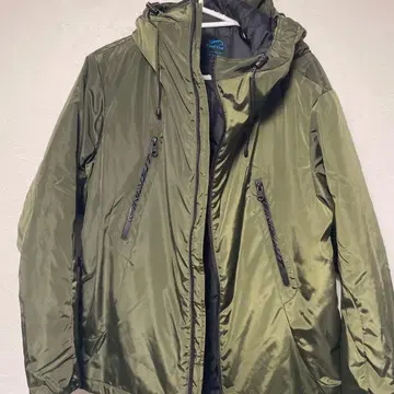 Find-Out 후드 부착 다운 자켓 M 올리브 그린