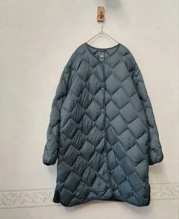 새상품급 유니클로 울트라 라이트 다운 릴랙스 코트 XL 다크 그레이