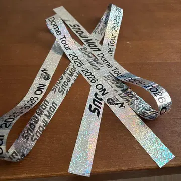 snowman 2025 은색 테이프 2개