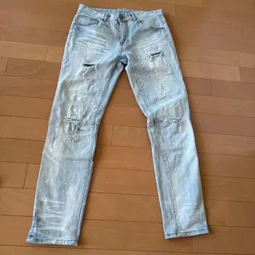 Smoke Rise 데미지 데님 팬츠 W32 L32