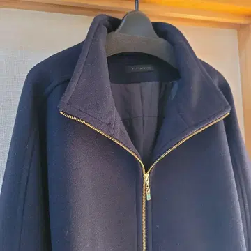 로브 울 코트 자켓 네이비