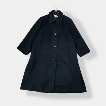 Vivaldi 비발디 울 캐시미어 롱 코트 블랙 9