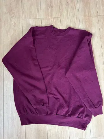 XL 헤인즈 Hanes 버건디 맨투맨