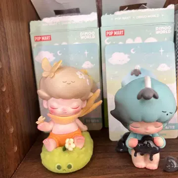 POP MART DIMOO WORLD 피규어 2체 세트