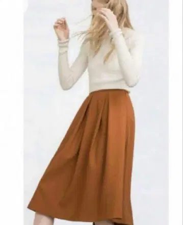 ZARA 플레어 스커트