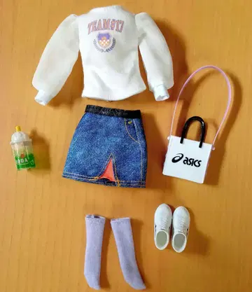 해시태그 리카짱 아식스 스포츠 믹스 아웃핏