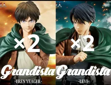 진격의 거인 Grandista 엘렌 리바이 피규어 세트