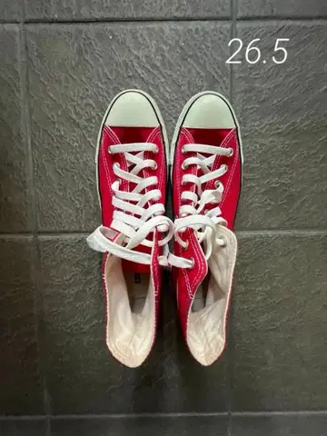 [ 새상품급 ] converse 올스타 red highcut