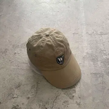 USA 구제 의류 캡 모자 자수 베이지 사이즈 조절 가능