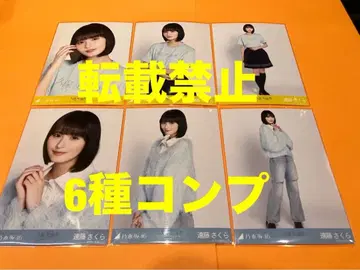 엔도 사쿠라 노기자카46 랜덤 브로마이드 6종 컴프 최신