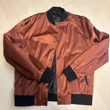 ZARA 브라운 봄버 자켓 L 사이즈