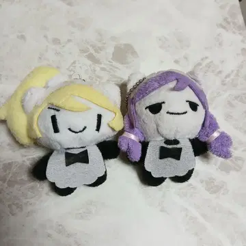 카오라이브 이모티콘 봉제 인형 키링 2세트