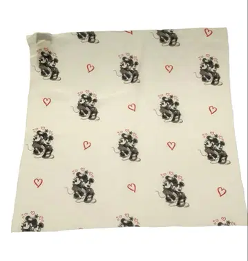 돌체앤가바나 x DISNEY 실크 스카프 반다나 | 화이트