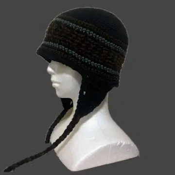 400 버킷 햇 크로셰 모자 귀도리 니트 모자 크러셔 모자