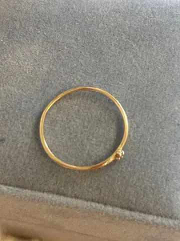 10K 골드 밴딩 작은 돌 포함 #11