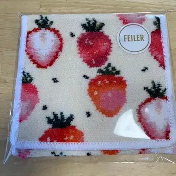 새상품 LOVERARYBYFEILER 스트로베리 도트 손수건 파우치