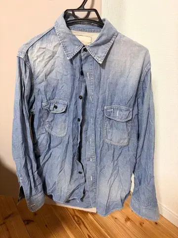 KATO' TRIPLE A 데님 셔츠