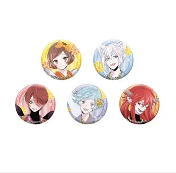 오늘부터 신령님 카페 트레이딩 매트 캔뱃지 컴플리트 세트